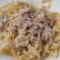 recettes de pates carbonara al dente